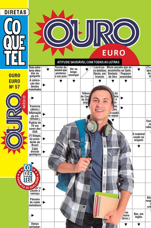 Palavras-Cruzadas Diretas Coquetel Ouro Euro 57