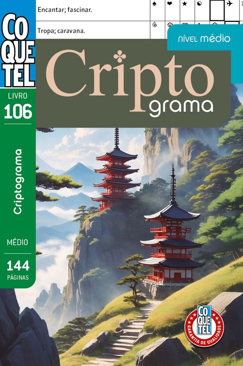 Livro Coquetel Criptograma 106