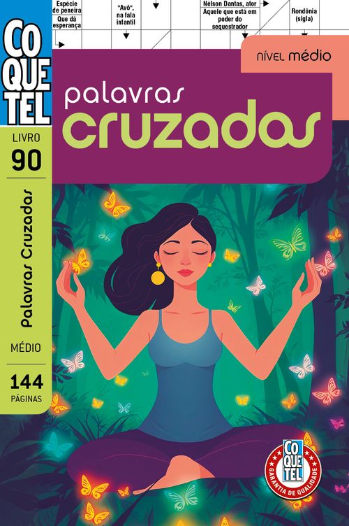 Livro Coquetel Palavras-Cruzadas 90