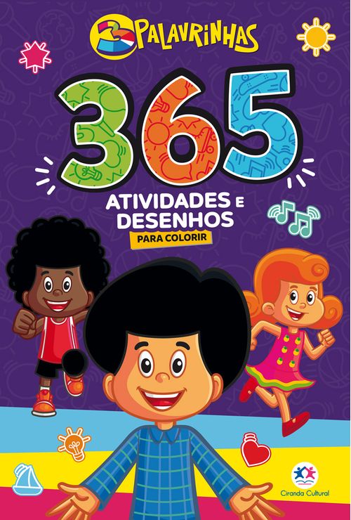 3 Palavrinhas - 365 atividades e desenhos para colorir
