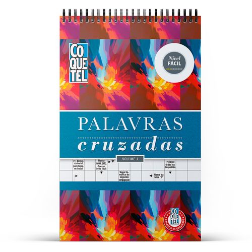 Livro Coquetel Espiral Palavras Cruzadas Vol. 01: Nível Fácil