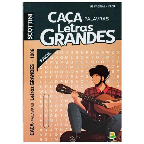 Scottini Caça-palavras Letras Grandes (96p) N.1006 (Fácil)