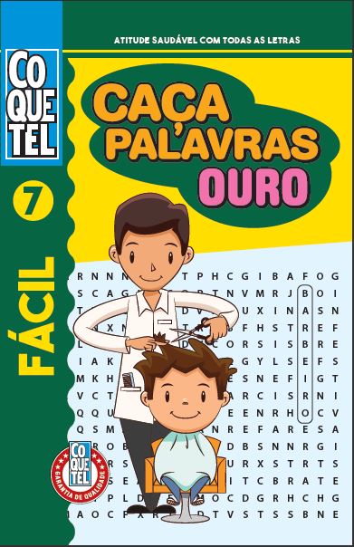 Livro Coquetel Caça-Palavras Ouro 7