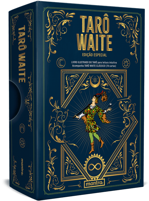 Tarô Waite Edição Especial: livro ilustrado do Tarot para leitura intuitiva