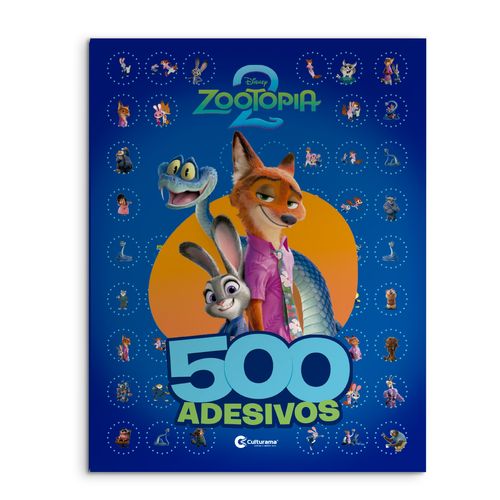 500 Adesivos Zootopia 2