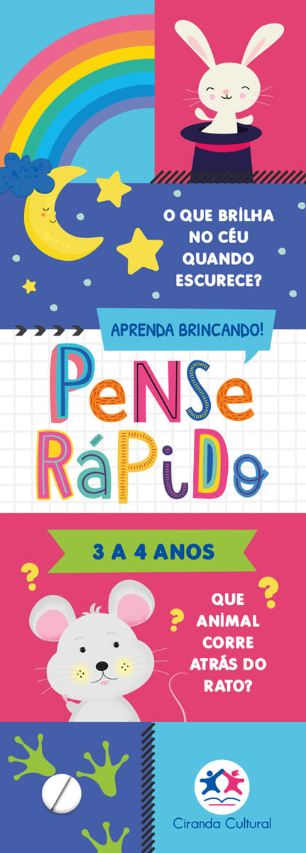 Pense rápido - 3 a 4 anos