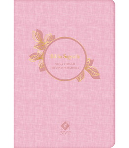 Bíblia Sagrada NVT - Luxo - Rosa