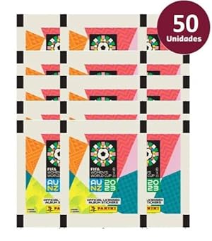 Kit com 50 Envelopes De Figurinhas Da Copa Do Mundo Fifa Feminina