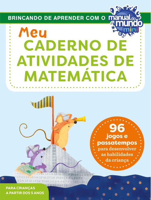 Meu caderno de atividades de matemática